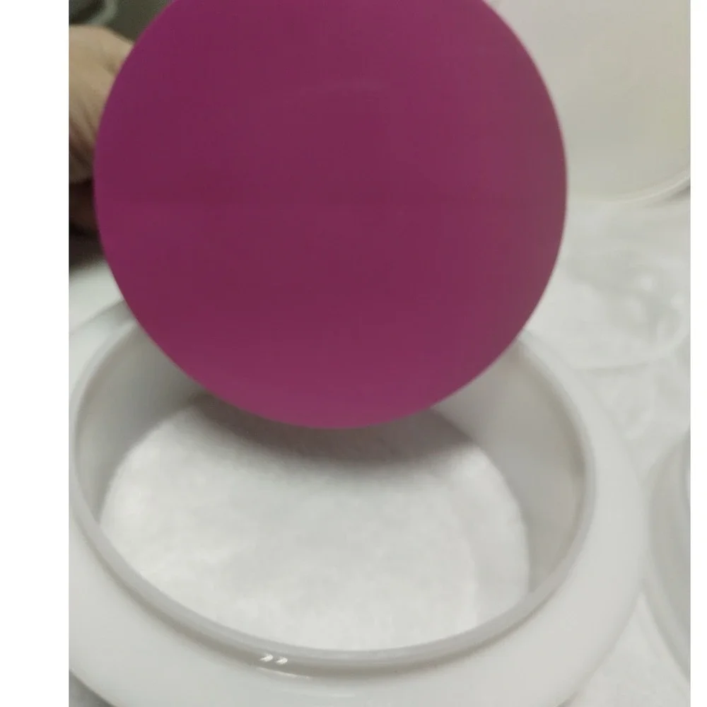Tupperware‎ Hamburger Press and Keepers Set Magenta White Patty Maker 6pc